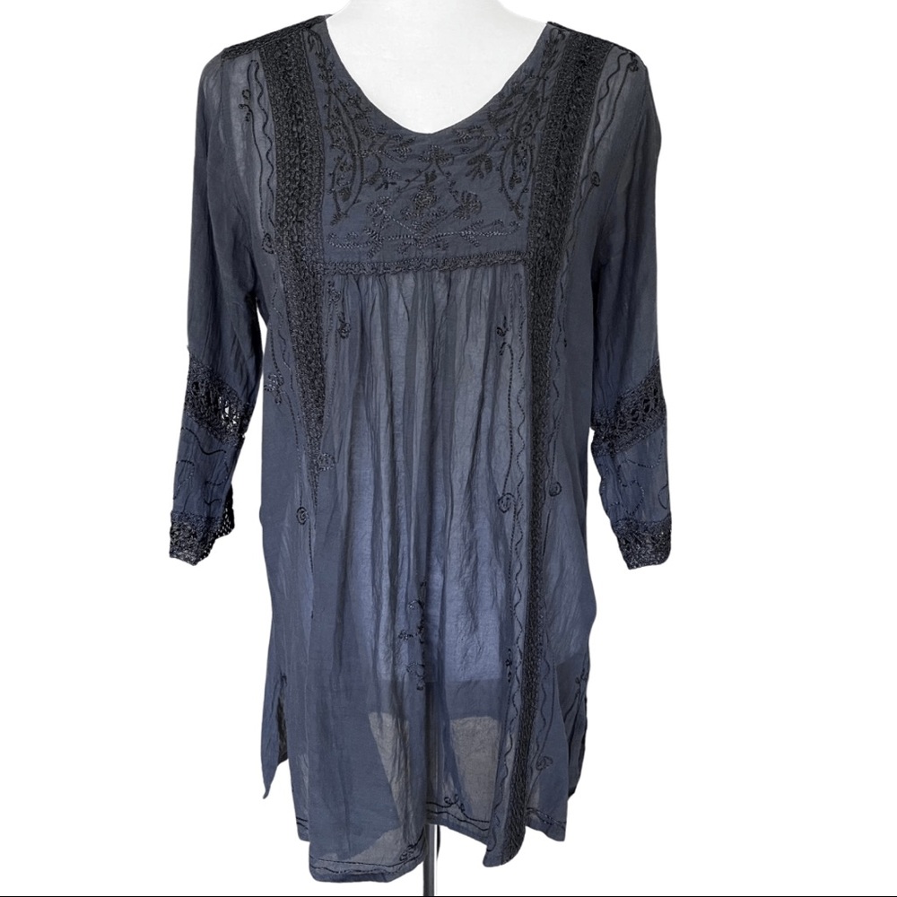 Boho Embroidered tunic